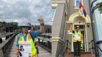 42 days, 1000 kms: US Tibetan activist heads to UN for final leg of ‘Freedom March’