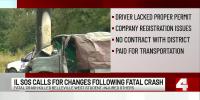 Illinois Secretary of State urges Belleville district to cut ties with van company after fatal crash