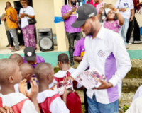 No child drops out: NGO donates books, bags, Mathematical sets