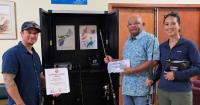 Hagåtña community fishing locker provides free rod, tackle rentals