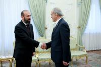 Armenian FM briefs Iranian President on TRIPP project implementation
