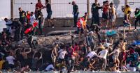 Authorities clear 3,000 migrants from a European territory on the Strait of Gibraltar after more than 70,000 crossed from Morocco