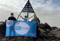 Three fundraisers go to great heights in Africa to raise more than £9K for charity