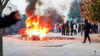 Cops fire tear gas as pupils barricade schools with 40,000 set to take to Paris streets in biggest day of riots