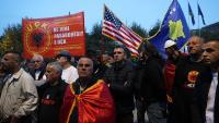 Tear gas and water cannon in Pristina as protesters clash with police