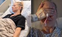 Pussycat Dolls star Kimberly Wyatt, 44, reveals she has undergone a hip replacement as she shares photos from her hospital bed