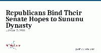 Republicans Bind Their Senate Hopes to Sununu Dynasty