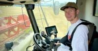 Perthshire farmer finds way back into combine after accident