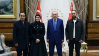 President Erdoğan meets family of Hind Rajab