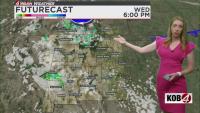 Quiet weather in Albuquerque but more active in some other places in New Mexico