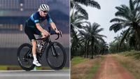F1 star CYCLING incredible 217-mile journey from Malaysia to Singapore Grand Prix after crashing out of last race