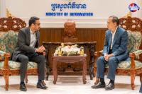 Minister Neth Pheaktra Receives Founder and Co-Founder of Th...