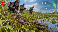 Florida scientists use AI to predict when Burmese pythons are most likely to be caught
