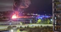 Explosions heard as battery fire broke out at Bury recycling centre - as it happened