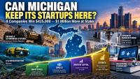 Four Michigan Startups Win $425,000 Each — Now They’ll Battle for Another $1 Million