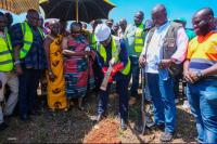 Agriculture Minister cut-sod for 175-hectare water conservation project at Anunuso