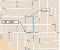 PART OF DOWNTOWN’S NEBRASKA STREET TO UNDERGO REPAIRS FOR A WEEK