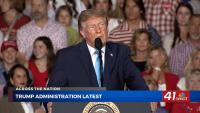 Trump campaigns in Nebraska, repeats $5,000 payment promise ahead of midterms