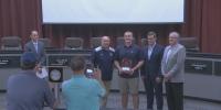 Rapid City council honors SD Mines football captain with Act of Heroism Award