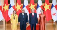 Vietnam's top leader welcomes Panama president on first official visit