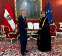 HM’s greetings conveyed to president of Austria