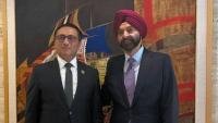 Finance Minister Wagle meets World Bank Group President Ajay Banga