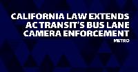 California Law Extends AC Transit’s Bus Lane Camera Enforcement