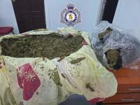7.370 kilograms of suspected cannabis discovered at Angoy’s Avenue