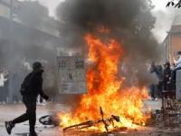 Student protests in France turn violent