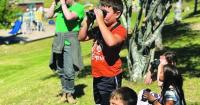 Students participate in Hawk Watch with Squam Lakes Natural Science Center