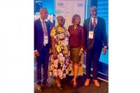 Island Governor Jocelyn Levenstone. Arrindell attends annual VNG Congress in the Netherlands