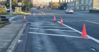 Anchorage reduces Denali Street to two lanes for winter snow storage