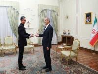 Indian envoy Vishwesh Negi presents his credentials to Iranian President Masoud Pezeshkian