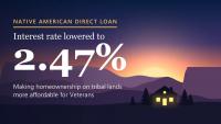 Lower interest rates for Native American home loans