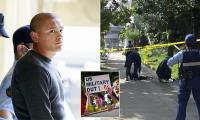 US Marine seen for first time after he was accused of murdering woman, 39, while serving on Japanese island notorious for rowdy troops