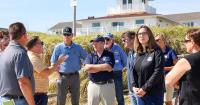 Beach access largely restored after storm