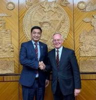 Minister Aldarjavkhlan Meets OSCE Representative on Freedom of the Media