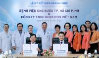 Ho Chi Minh City Oncology Hospital signs MoU with Novartis Vietnam