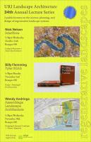 URI lecture series explores regenerative landscapes through science, planning, and design