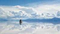 The World's Largest Natural 'Mirror' Is A Surreal Landscape Of Water, Salt And Sky In South America