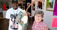 How a Baton Rouge artist and a cancer survivor teamed up for a journey down the catwalk