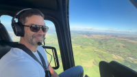 BBC's Gethin Jones flies helicopter from Wales to witness heroic Kevin Sinfield