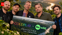 Coldplay teamed up with Leonardo DiCaprio's Re to protect Brazil's Amazon; six states pledged to safeguard 1.7 million hectares