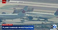 Two passenger jets collide on Los Angeles airport taxiway
