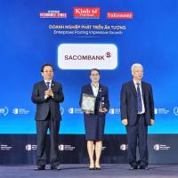 SACOMBANK honoured as Excellent Brand for impressive growth, sustainable value