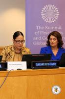 TCI First Lady Calls for Global Cooperation at UN Sidelines Forum