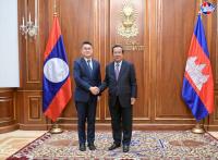 Samdech Techo Hun Sen Encourages Cambodian, Lao Youth to Str...