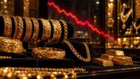 Gold Falls EGP 25 Locally and $50 Globally as Dollar Strengthens Ahead of Fed Minutes