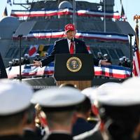 The defense tech company plans to build submarine components at a shipyard outside of Baltimore in which the government will have an approximate 40 percent stake, President Donald Trump said Tuesday.