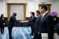 President Lai receives credentials from new Eswatini Ambassador Vulindlela Simphiwe Kunene  